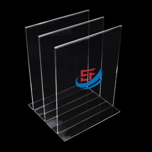 T Shape Acrylic Poster Holder