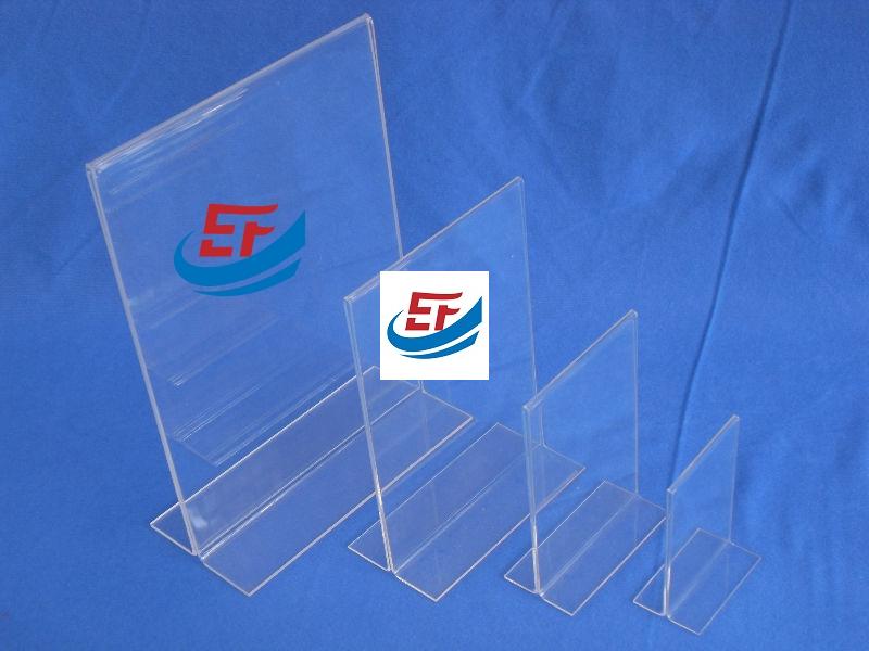 T Shape Acrylic Poster Holder