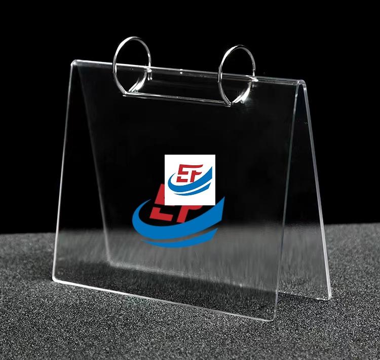 V Shape Acrylic Flip Calendar Stand