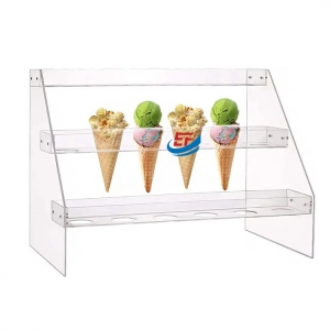 3 Layers Clear Acrylic Popsicle Display Rack