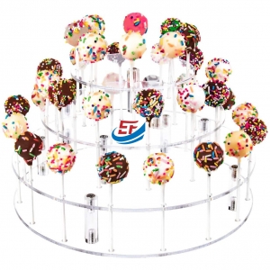 3 Tier 36 Holes Acrylic Lolly Display Stand