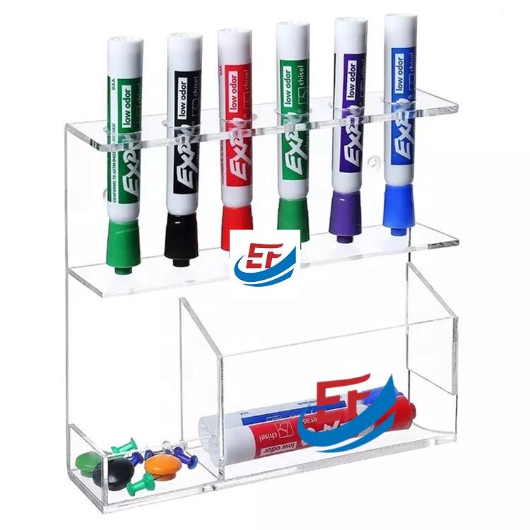 Wall Mounted Acrylic Eraser Pen Holder