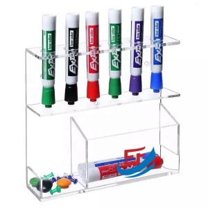 Wall Mounted Acrylic Eraser Pen Holder