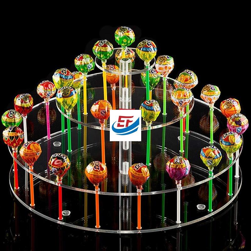 3 Tier 36 Holes Acrylic Lolly Display Stand