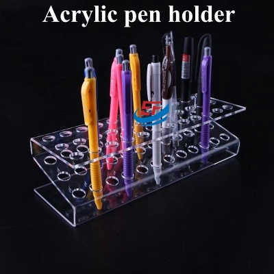 36 Slot Transparent Acrylic Brush Pen Display Holder