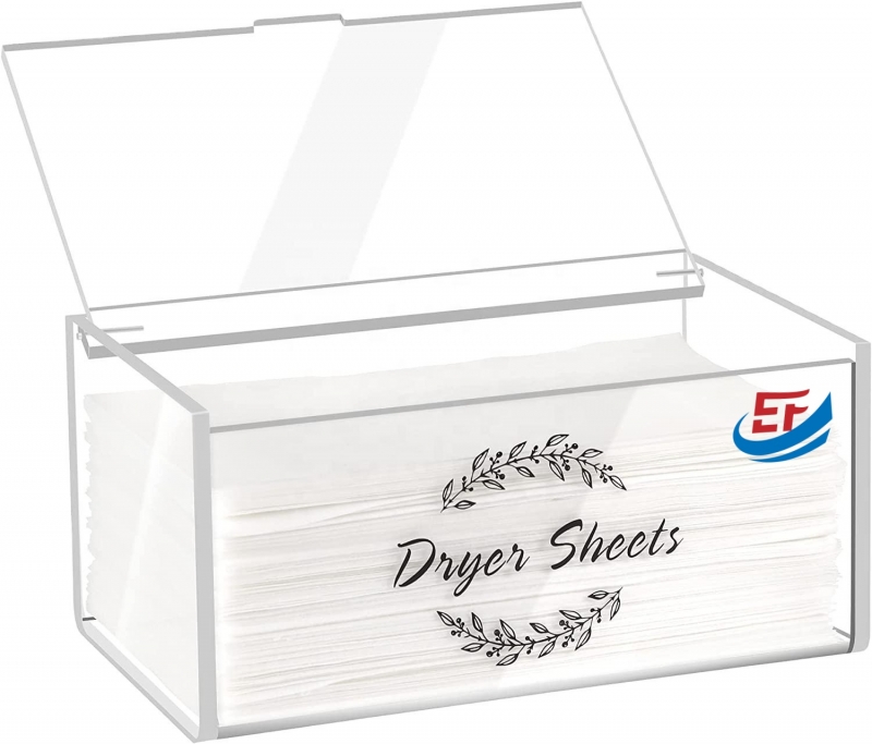 Transparent Acrylic Dryer Sheet Holder