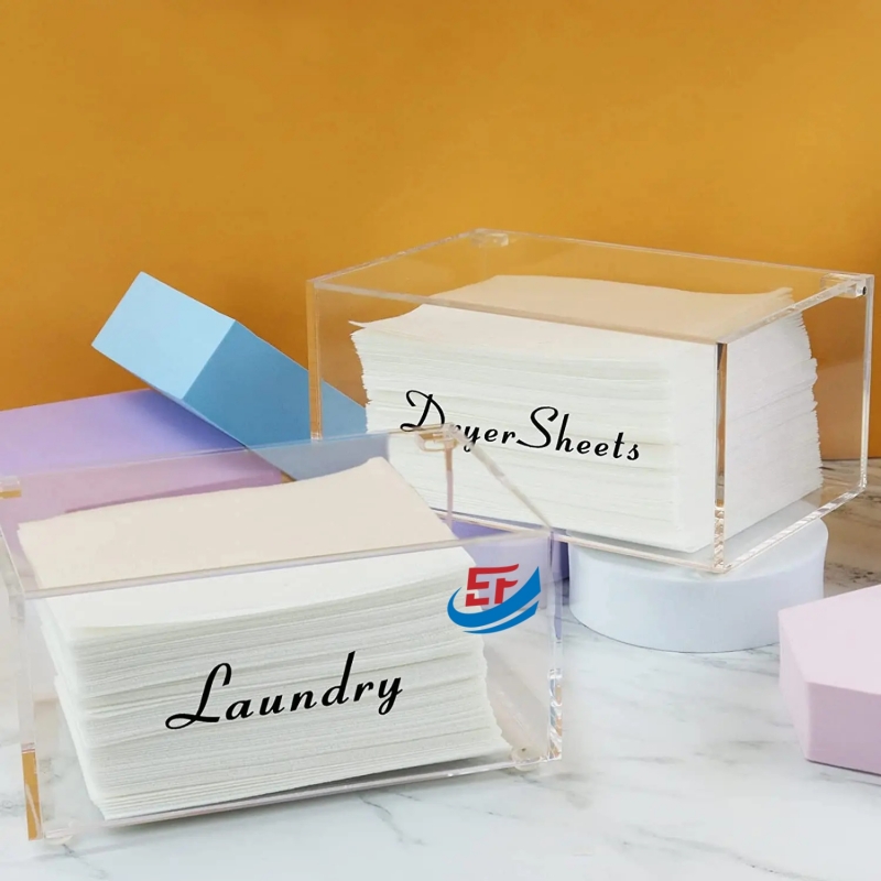 Transparent Acrylic Dryer Sheet Holder