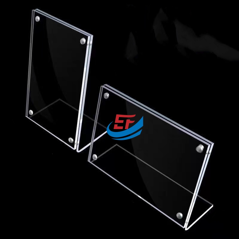 Transparent Acrylic Sign Holder