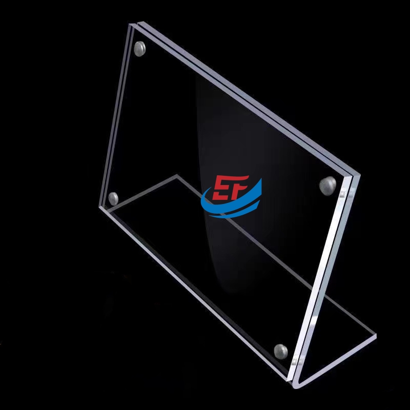 Transparent Acrylic Sign Holder