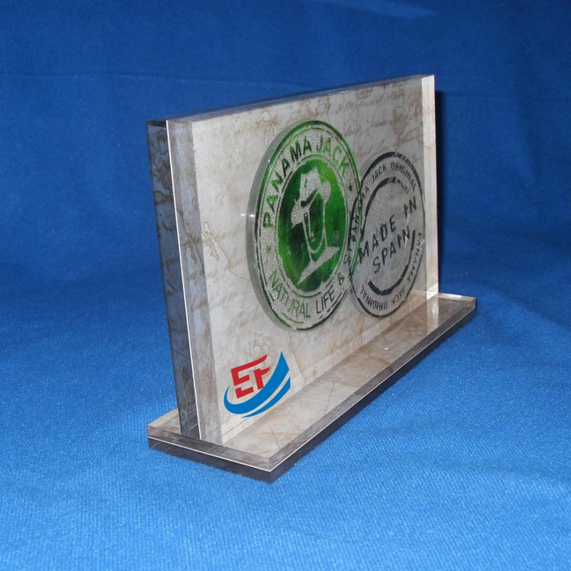 Clear Acrylic Display Stand For Brand Advertising