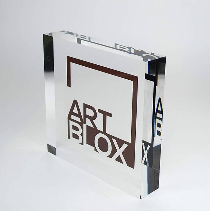 Acrylic Logo Block For Display