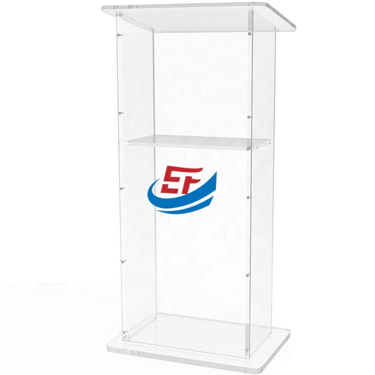 Transparent Acrylic Podium Stand