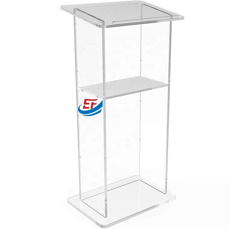 Transparent Acrylic Podium Stand