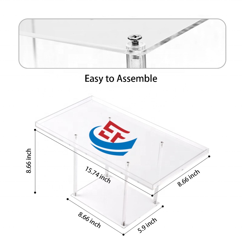 Transparent Acrylic Dessert Holder For Display