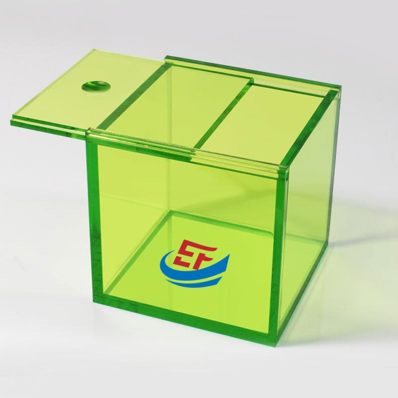 Rustproof Protection Translucent Acrylic Storage Box with Sliding Lid