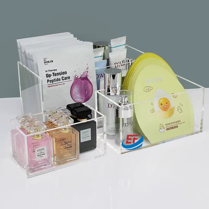 Stackable Transparent Acrylic Storage Box for Cosmetics