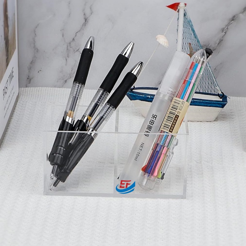 Transparent Plexiglass Stationery Storage Organizer