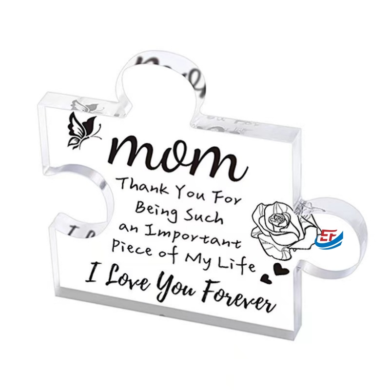 Modern Clear Acrylic Decoration Gift for Mother