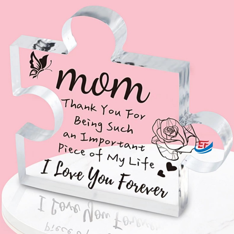 Modern Clear Acrylic Decoration Gift for Mother