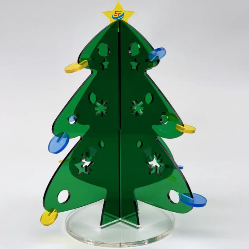 Luxury Artificial Mini Acrylic Christmas Tree