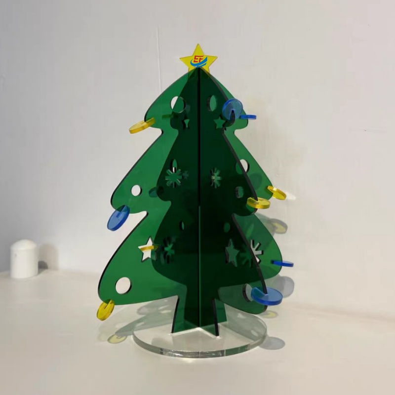 Luxury Artificial Mini Acrylic Christmas Tree