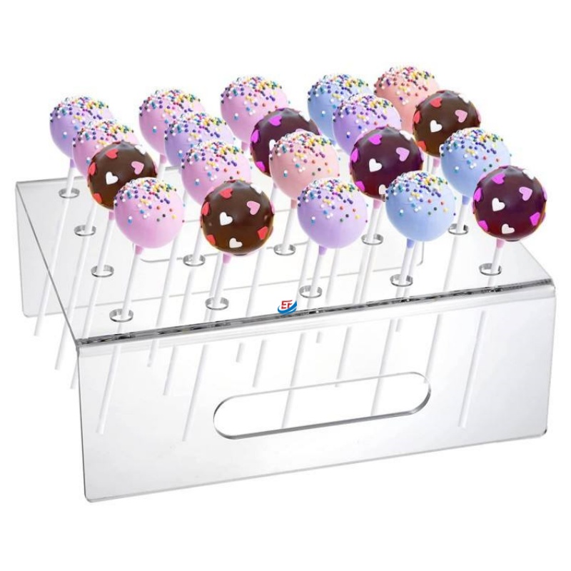 Transparent Acrylic Cake Pop Display Rack