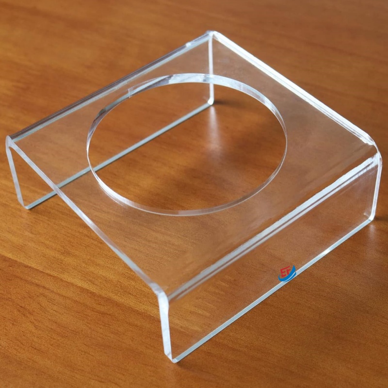 Clear Acrylic Soccer Ball Display Stand