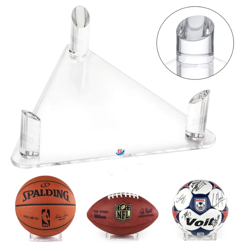 Clear Acrylic Volleyball Storage Rack