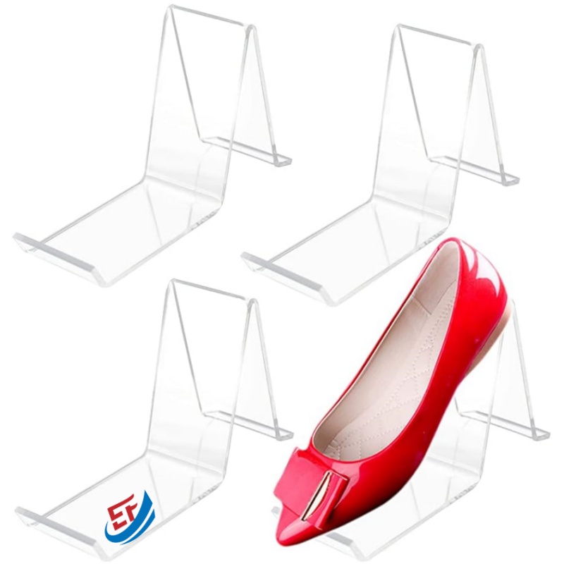 Desktop Transparent Acrylic Shoe Display Rack