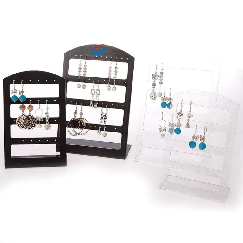 Desktop L Shape Acrylic Earring Organizer