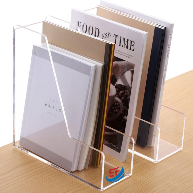 Clear Acrylic File Storage Rack