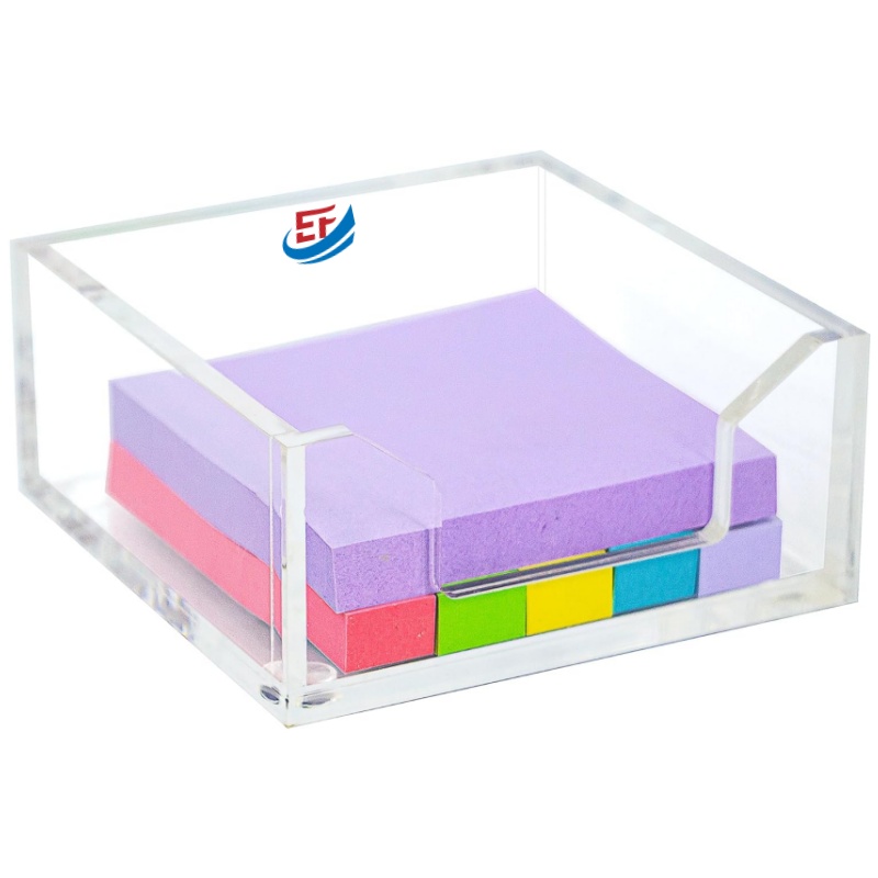 Transparent Lucite Notepaper Storage Box