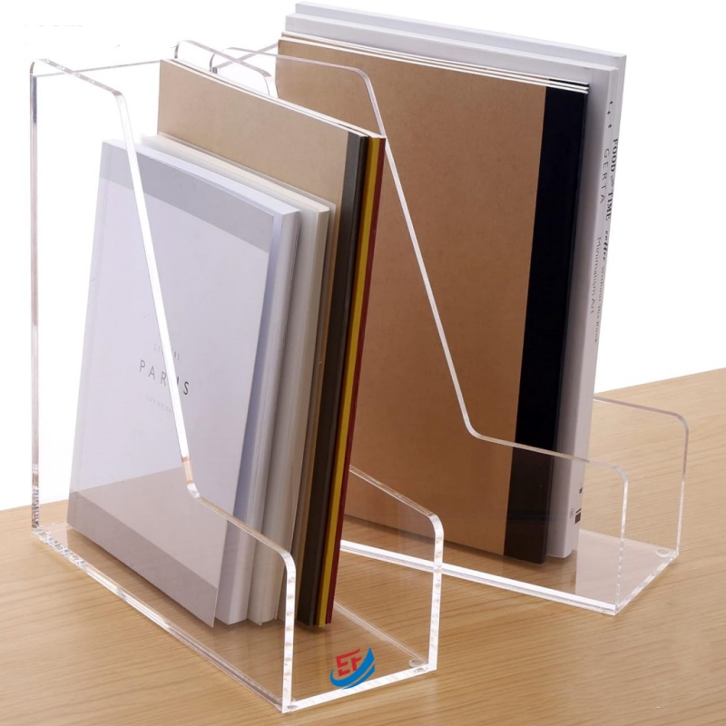 Clear Acrylic File Storage Rack