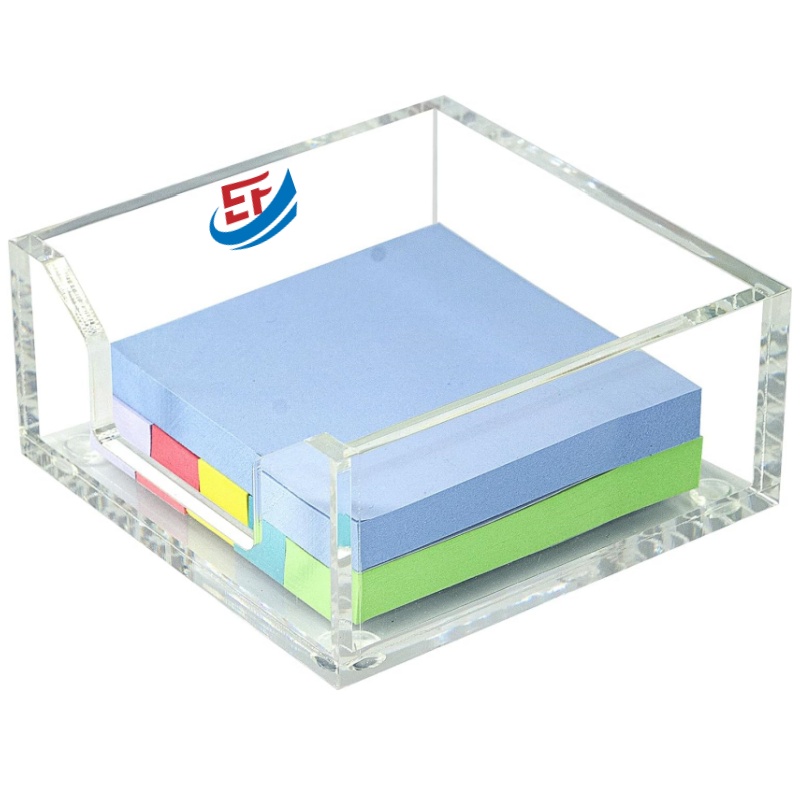 Transparent Lucite Notepaper Storage Box