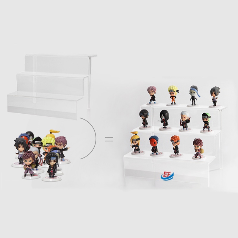 3-Tier Plexiglass Display Stand for Funko Pop Collectibles