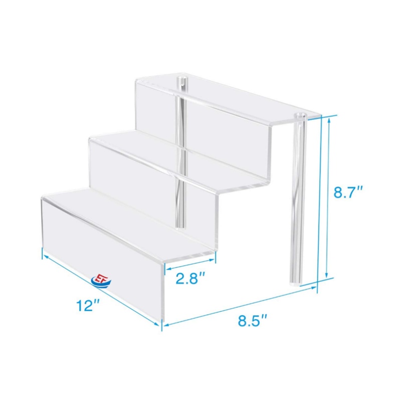 3-Tier Plexiglass Display Stand for Funko Pop Collectibles