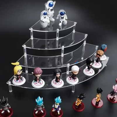 Multi-Tiered Transparent Acrylic Dessert Riser