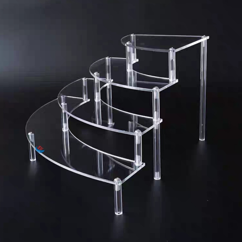 Multi-Tiered Transparent Acrylic Dessert Riser