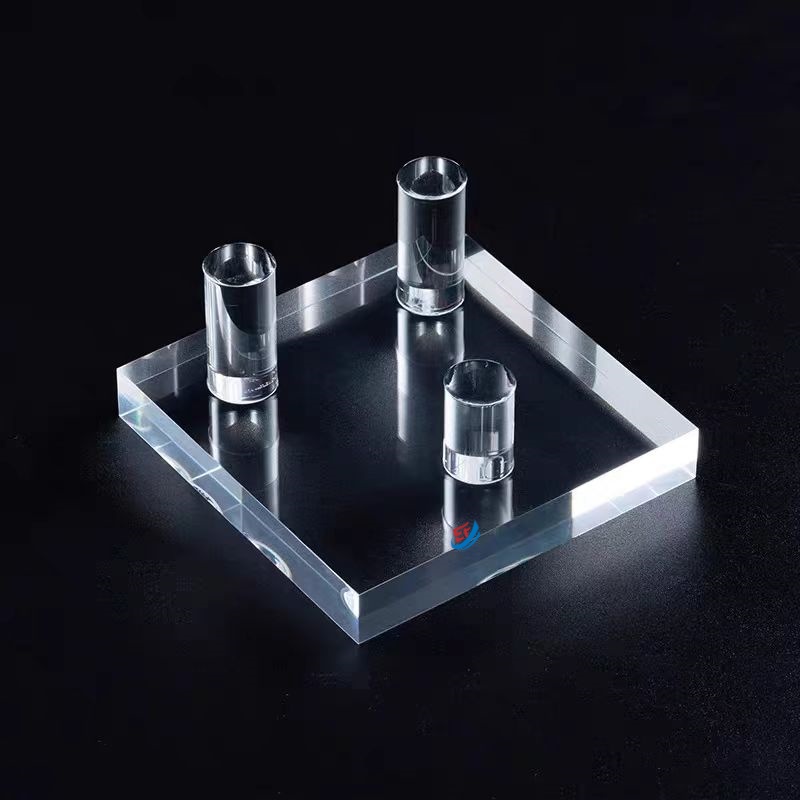 Desktop Clear Acrylic Stone Display Stand